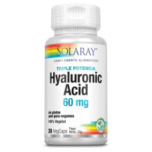 Гиалуроновая кислота sOLARAY Hyaluronic Acid 60mgr 30 Units