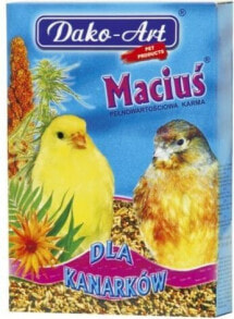 Корма и витамины для птиц Dako-Art 500g MACIUŚ feed FOR CANARY