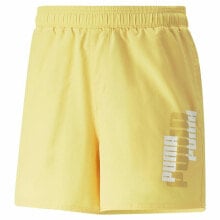 Men's Sports Shorts Puma Ess+ Logo Power Yellow