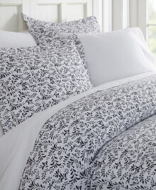 ienjoy Home tranquil Sleep Patterned Duvet Cover Set by The Home Collection, Queen/Full