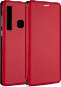 чехол книжка кожаный красный iPhone Xs