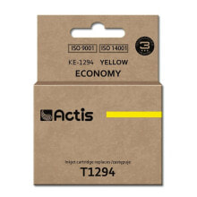 Купить картриджи для принтеров Actis: Картридж с оригинальными чернилами Actis KE-1294 Жёлтый