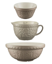 Посуда и формы для выпечки и запекания in the Forest Owl Mixing, Measuring and All-Purpose Bowls, Set of 3
