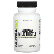 Nutrabio Labs, European Milk Thistle, 241 mg, 90 Capsules