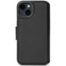 Decoded Leather MagSafe Modu Wallet iPhone 13/14 Black