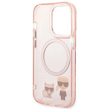 KARL LAGERFELD Klhmp14Lhkcp iPhone 14 Pro 6.1 Karl&Choupette Aluminum phone case