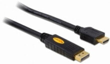 DeLOCK 82441 видео кабель адаптер 5 m Displayport HDMI Черный
