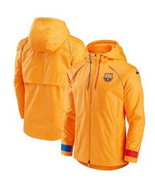 Men's Orange Barcelona All-Weather Full-Zip Jacket