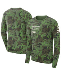 Nike men's Camo Michigan State Spartans Military-Inspired Long Sleeve T-shirt