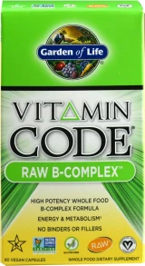 B vitamins garden of Life Vitamin Code® RAW B-Complex™ -- 60 Vegan Capsules