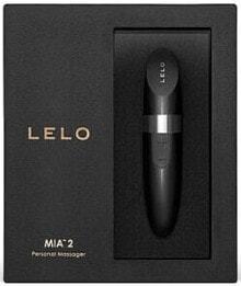 Diskreter, über USB aufladbarer und wasserdichter Klitoris-Vibrator in Lippenstiftform schwarz - Lelo Mia 2 USB Pocket Vibrator Black