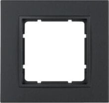 Умные розетки, выключатели и рамки berker Single frame B.7 anthracite matt (10116626)