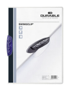 Durable Swingclip обложка с зажимом Полипропилен (ПП) Темно-синий 226007