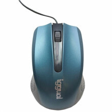 Купить компьютерные мыши iggual: Мышь iggual ERGONOMIC-RL 800 dpi Синий Черный/Синий