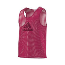Мужские спортивные футболки Мужская майка спортивная розовая с логотипом Adidas