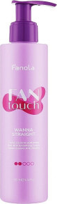 Glättende Creme für krauses Haar - Fanola Fantouch Wanna Straight Anti-Frizz Smoothing Cream