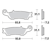 Запчасти и расходные материалы для мототехники mOTO-MASTER Yamaha 094911 Sintered Brake Pads