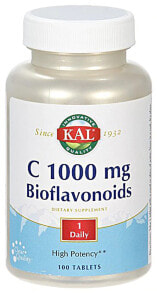 Витамин С kal C 1000 with Bioflavonoids Витамин С 1000 мг 100 таблеток