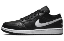 Jordan Air Jordan 1 低帮 复古篮球鞋 男女同款 黑白 / Кроссовки Jordan Air Jordan DV0990-001