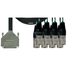 Cordial Intro Multicore D-Sub/XLRm 8-fach, Rean Connectors, 1,5m