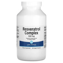 Антиоксиданты Lake Avenue Nutrition, комплекс с ресвератролом, 500 мг, 250 вегетарианских капсул