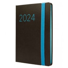 Diary Finocam Flexi 2024 Black 11,8 x 16,8 cm