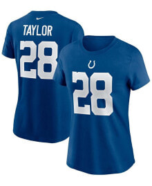 Women's Jonathan Taylor Royal Indianapolis Colts Name Number T-shirt
