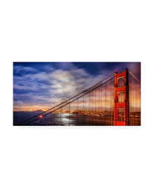 Trademark Global john Gavrili N. Tower Panorama - GG Bridge Canvas Art - 19.5