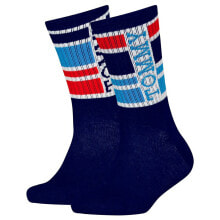 TOMMY HILFIGER Sport Stripe crew socks 2 pairs