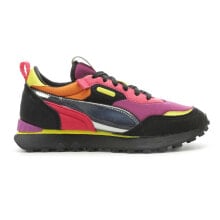 Puma Rider Fv Ski Club Metallic Lace Up Womens Multi, Purple Sneakers Casual Sh купить онлайн