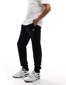 Купить мужская одежда Fred Perry: Fred Perry loopback sweatpants in black