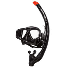 Masks and snorkels for scuba diving