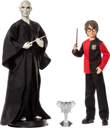 Купить куклы и пупсы для девочек Mattel: Mattel Harry Potter Voldemort i Harry Potter (GNR38)