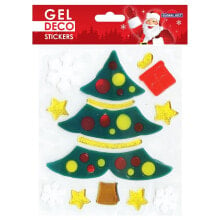 BANDAI Gel Deco Navidad Pino Stickers