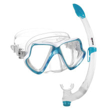 Masks and snorkels for scuba diving