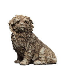 Fluffy Dog Garden Statue