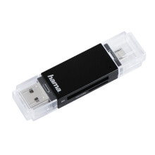 Hama Basic кардридер Черный USB 2.0/Micro-USB 00181056