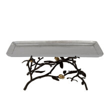 Michael Aram pomegranate Large Footed Centerpiece Tray