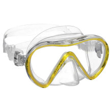 Masks and snorkels for scuba diving