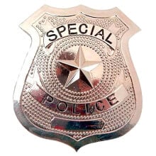 MOM 7x6 cm Metal Police Plate