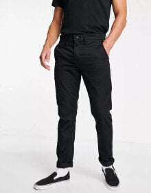 Купить мужские брюки Vans: Vans authentic slim fit chinos in black