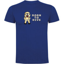 Мужские футболки kRUSKIS Born To Dive Short Sleeve T-Shirt