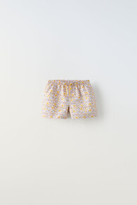 1-6 years/ floral print swim shorts