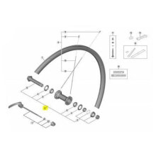 SHIMANO Axis RS700 Center Lock hub axle