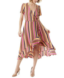 Jessica Simpson women's Varsha Short-Sleeve Wrap Dress