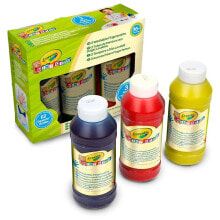 CRAYOLA 3 Washable Finger Paint Pots