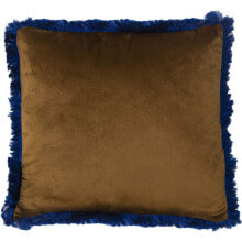 Cushion Alexandra House Living Blue Golden Textile 45 x 45 cm