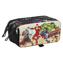 SAFTA Large Triple Avengers Forever Pencil Case