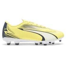 Puma Ultra Play Firm GroundArtificial Ground Soccer Cleats Mens Yellow Sneakers