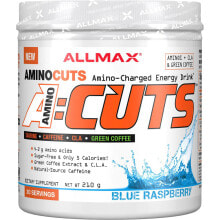Аминокислоты AllMax Nutrition A-Cuts Amino-Charged Energy Drink Blue Raspberry Энергетический напиток с аминокислотами  30 порций